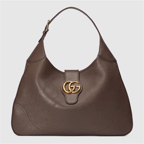 gucci aphrodite brown|Aphrodite large shoulder bag in Brown Leather .